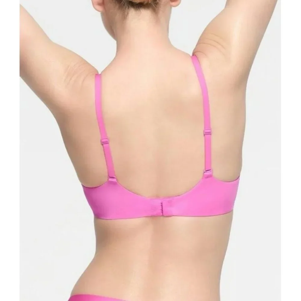 SKIMS Wireless Form Super Push-Up Bra Neon Orchid Size 34C NWT - Picture 3 of 7